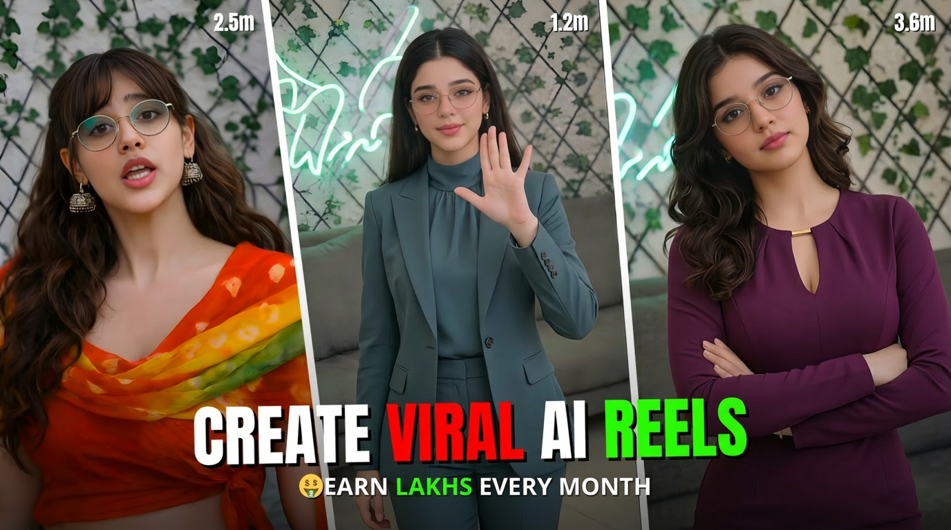 Create viral AI reels and earn lakhs every month